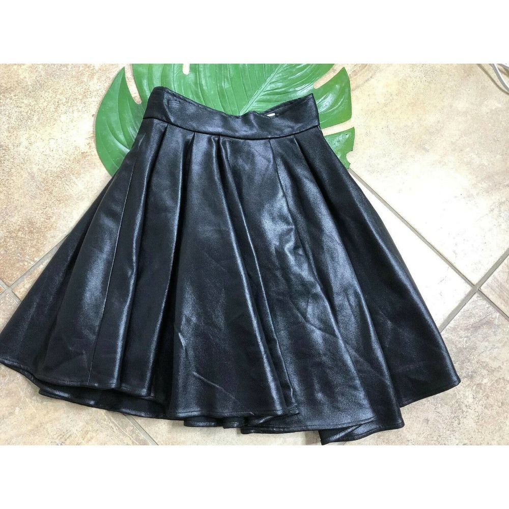 Eleven Paris Faux Leather Mini Skirt 34